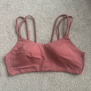 Pink lululemon sports bra